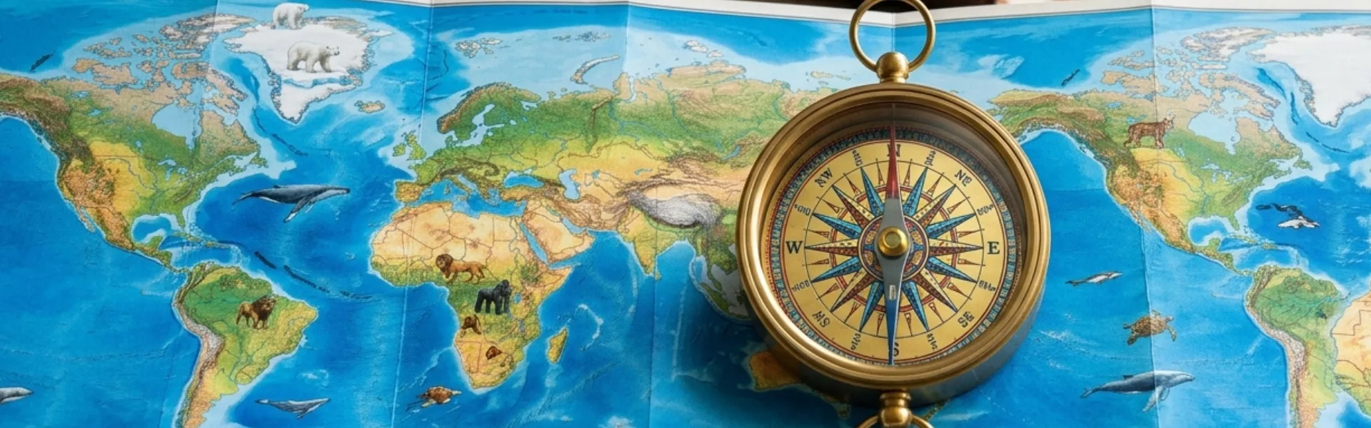 Ethique boussole carte espèces menacées header